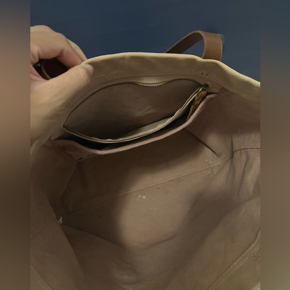 Madewell large pink canvas tote - Picture 3 of 3